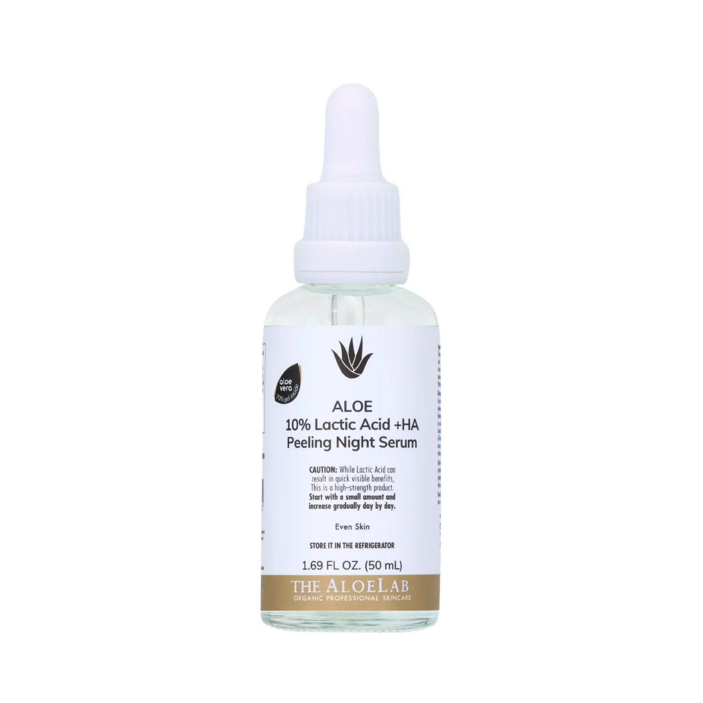 The Aloelab 10% LACTIC ACID +HA PEELING NIGHT SERUM
