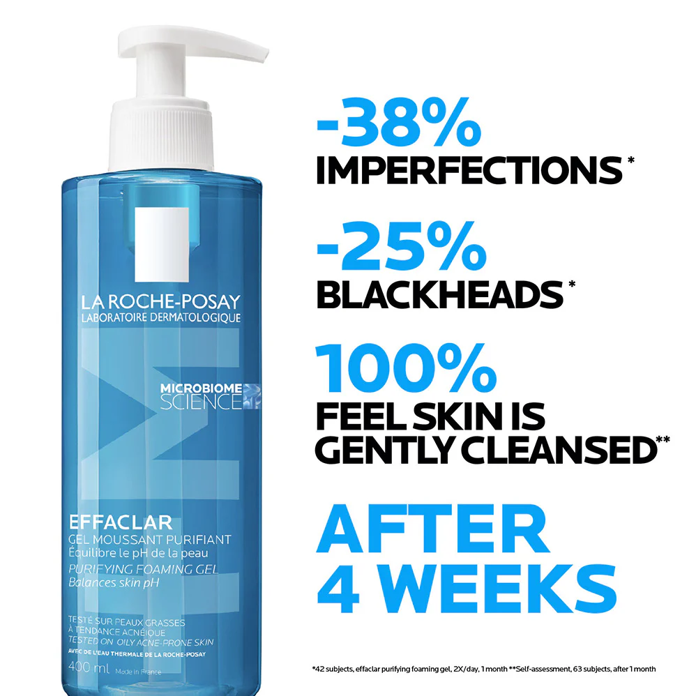 Effaclar Acne Foaming Cleansing Gel for Oily and Acne Prone Skin Refill