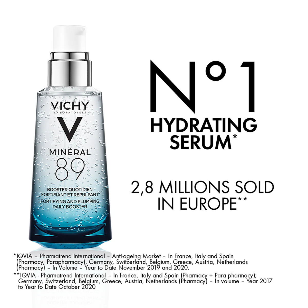 Vichy Mineral 89 Hyaluronic Acid Hydrating Serum for All Skin Types