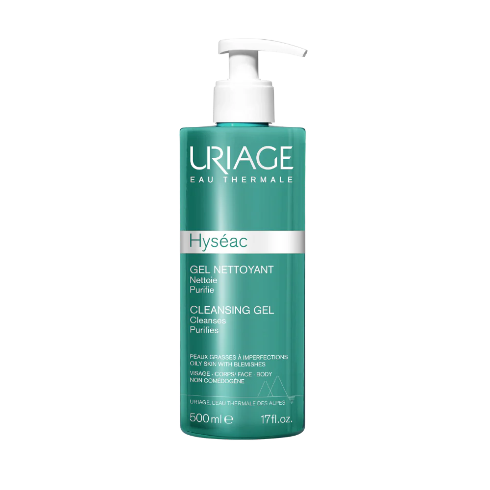 Uriage hyseac gel nettoyant 500ml