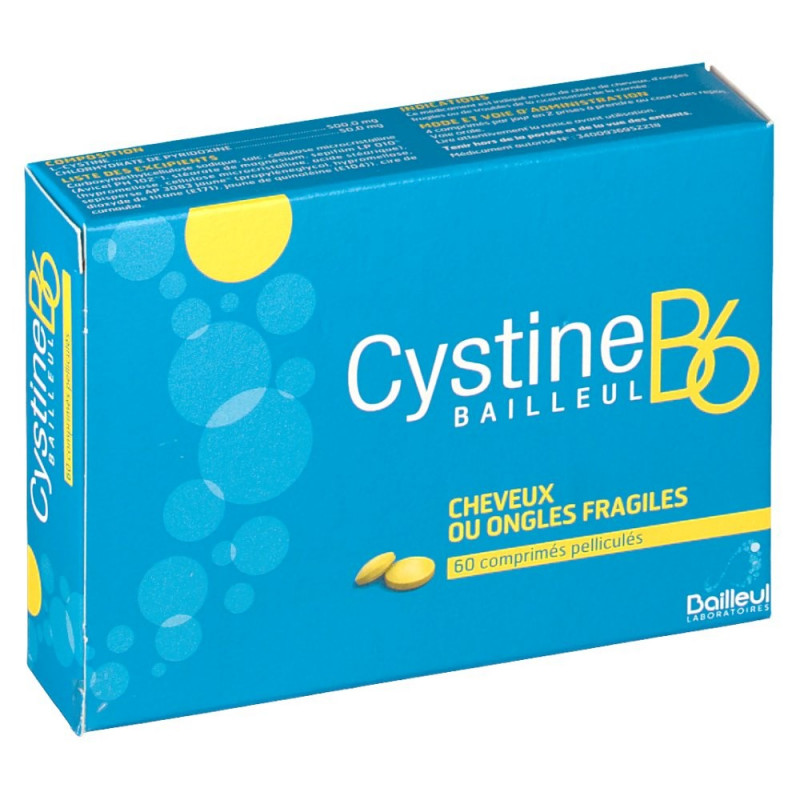 Cystine B6 Bailleul 60 comprimés pelliculés