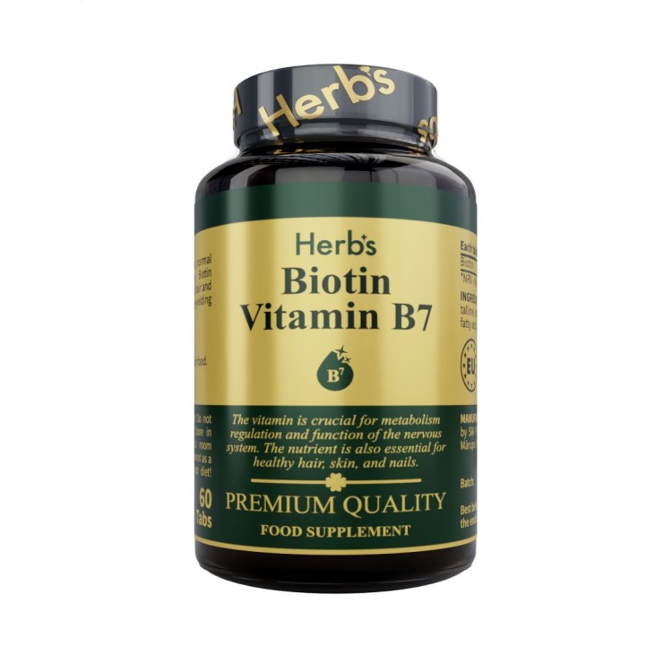 HERBS BIOTIN 10.000MCG 60TABS