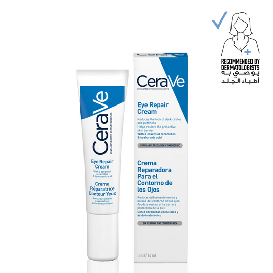 Cerave Eye Repair Cream for Dark Circles and Puffiness with Hyaluronic Acid