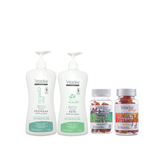 20% OFF VITADEA 250 ML SHAMPOO + VITADEA 250ML BABY BATH + VITADEA THERMOMETER + VITADEA MULTIVITAMINS + VITADEA OMEGA 3