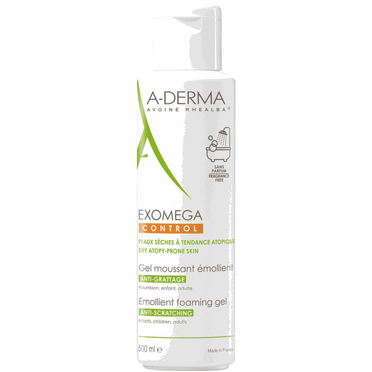 A-Derma Exomega Control Emollient Foaming Gel