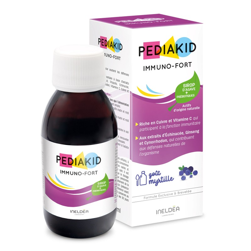 PEDIAKID® IMMUNO-FORT- Renforce les défenses naturelles - 125 et 250ml
